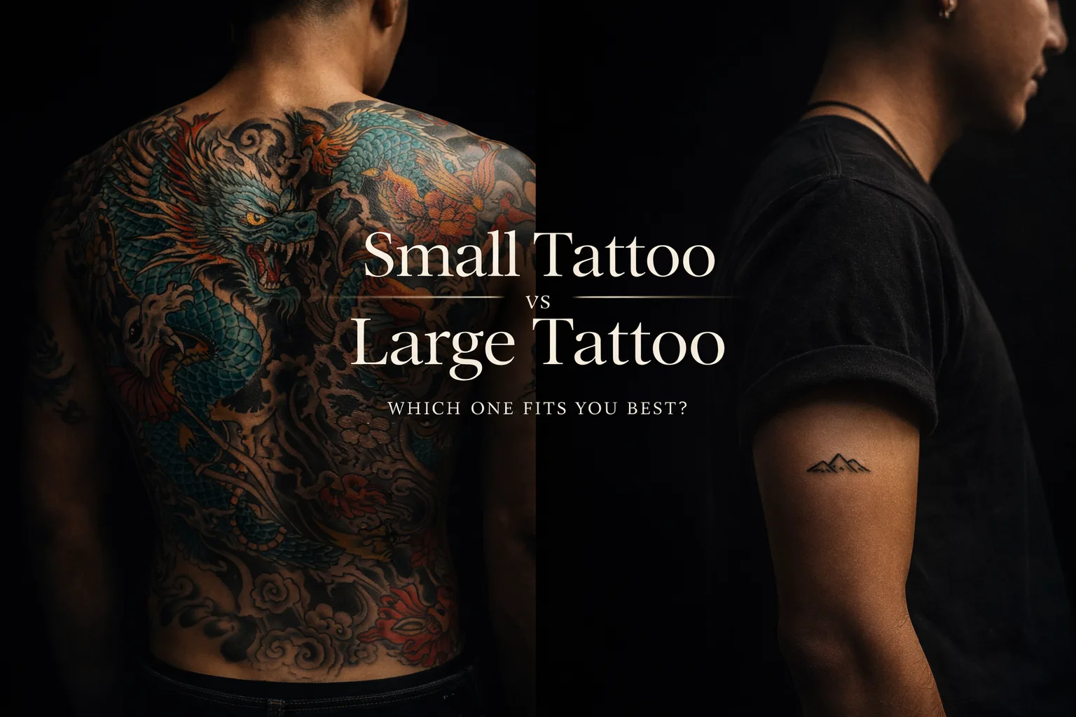 ลายสักเล็ก vs ลายสักใหญ่ แบบไหนเหมาะกับคุณมากกว่า
