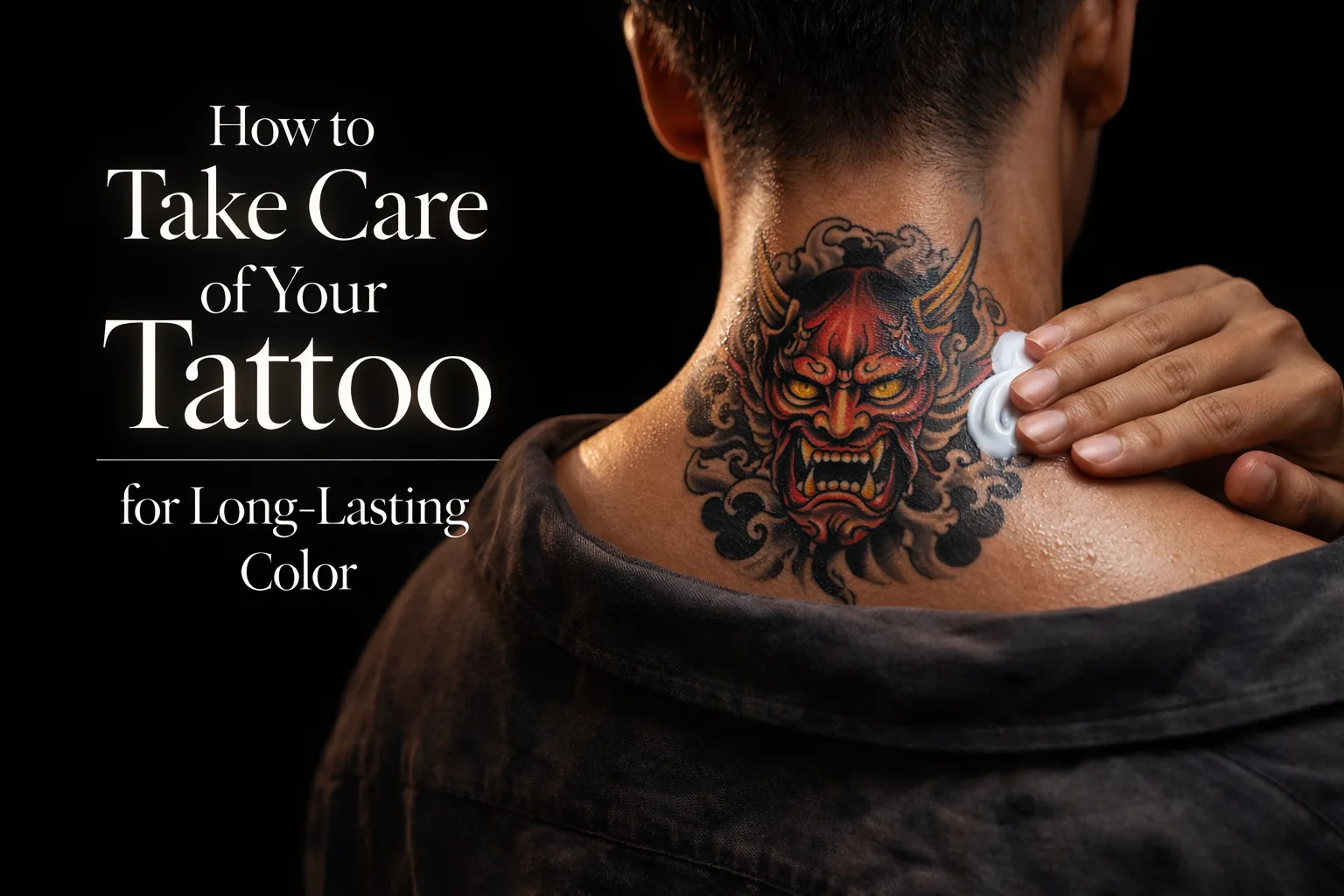 วิธีดูแลรอยสักหลังทำเสร็จ ให้สีติดสวยนาน